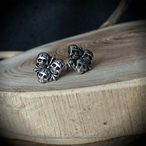 Boucles d'oreilles 3 têtes...