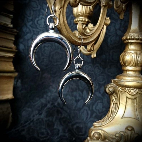 Boucles d'oreilles lune...