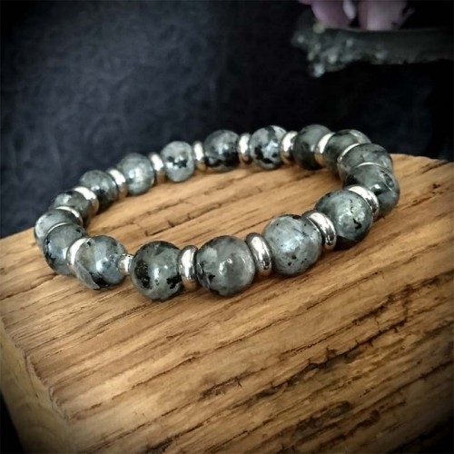 Bracelet perles labradorite...