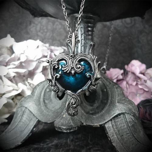 Collier Pendentif Fractal Fibonacci Spirale Steampunk - Alliage Or Foncé - Fait Main Par 11pixeli