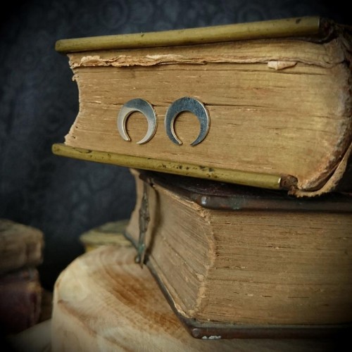 Boucles d'oreilles lune...