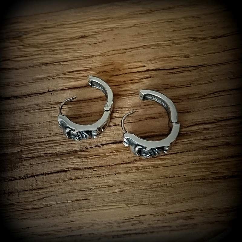 Boucles D'Oreilles Tête De Mort - Crâne Nation