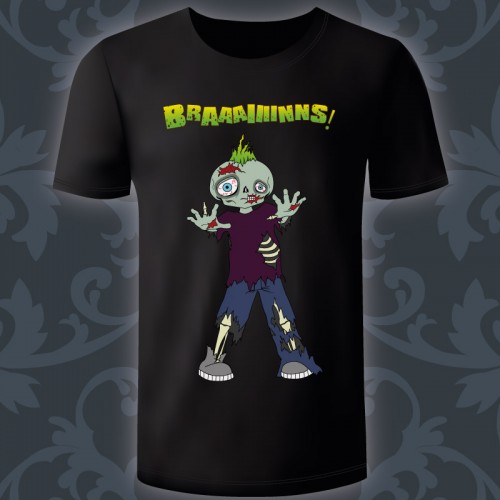 T-shirt Homme Zombie de...