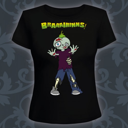 T-shirt Femme Zombie de...