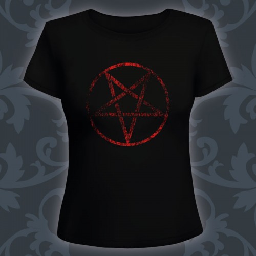 T-shirt Femme Pentagramme...