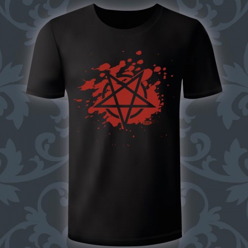 T-shirt Homme Blood Pentagram