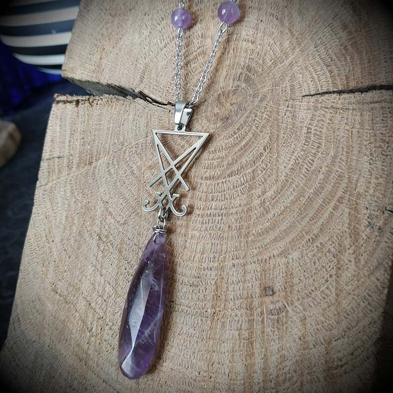 Kiss Of Leather Kettenanhänger Umgedrehtes Kreuz Magie Satan Satanist Lucifer Hexe Bronze Anhaenger S0r0l0jw