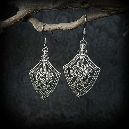 Boucles d'oreilles blason...