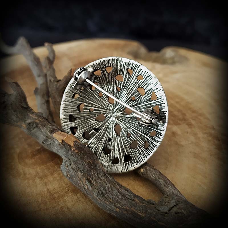 Broche Pendentif Ronde Bouclier Celtique En Argent Massif TOULHOAT - Neuf Avec étiquettes