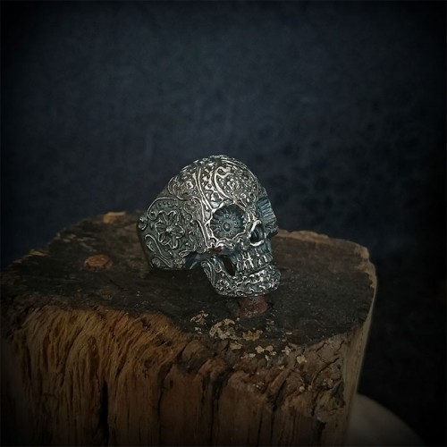 Bague Tête de mort Santa...