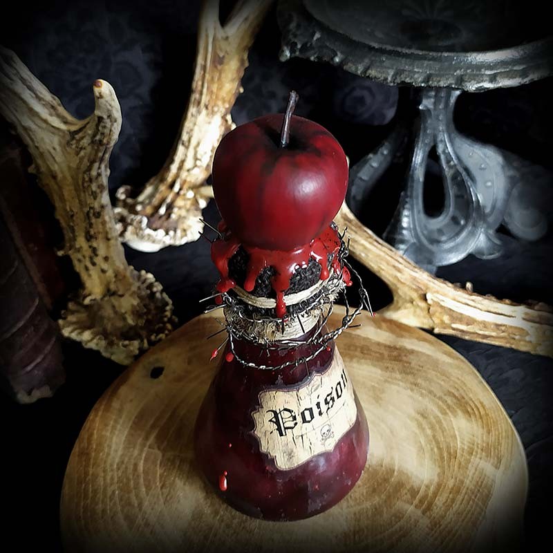 Fiole de poison artisanale, potion de sorcellerie, décorée main façon ...