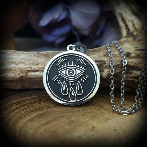 Collier pendentif oeil...