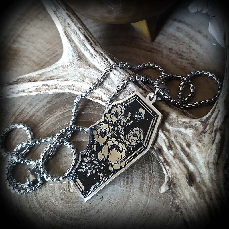 Collier Vintage Années 70 - Plaqué Argent Avec Pendentif Croix En émail - Bon état