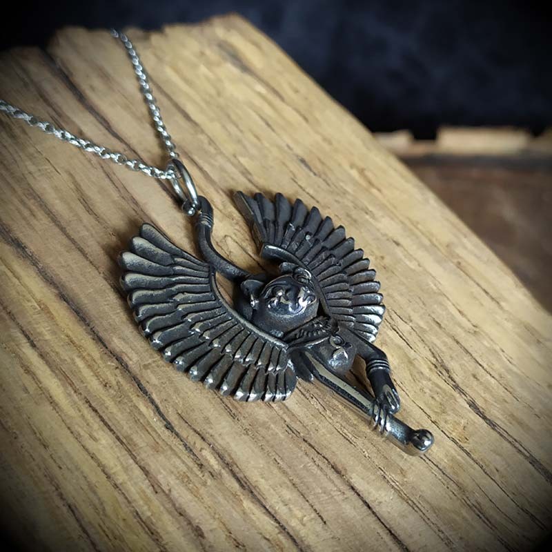 Collier Isis (Acier doré) - Zag Bijoux