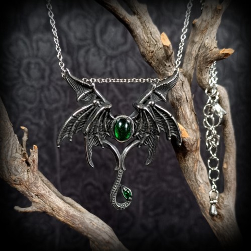 Collier ailes de dragon en...