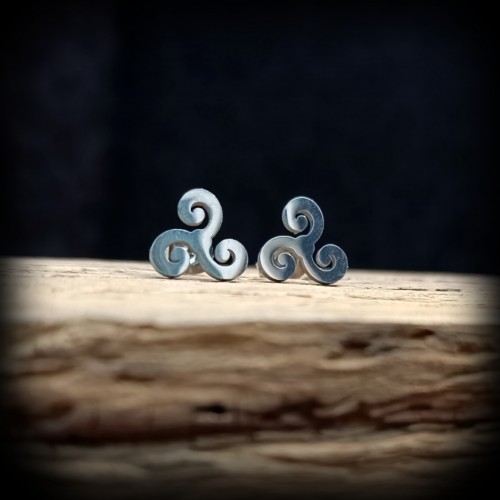 Boucles d'oreilles triskel...